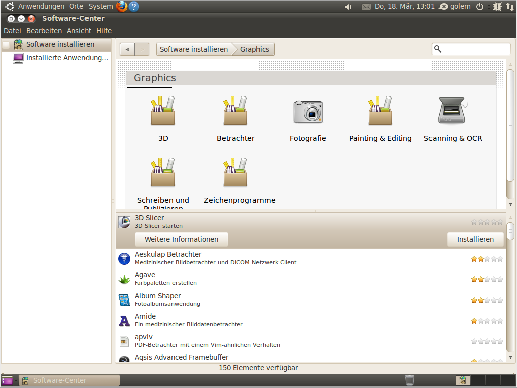 Der Programmmanager ist zur besseren Übersicht überarbeitet worden. 