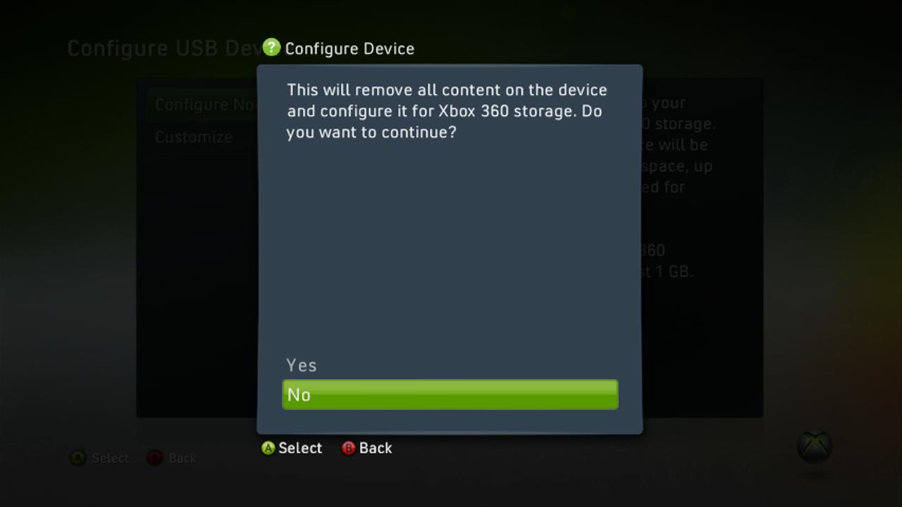 Xbox 360 - Konfiguration von USB-Datenträgern (Quelle: Microsoft/Major Nelson)