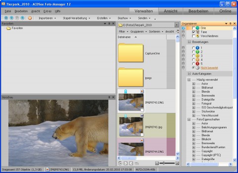 ACDSee Photo Manager 12 - Verschlagwortung