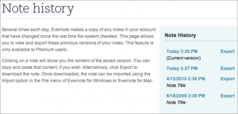 Zugriff auf die gesicherten Versionen