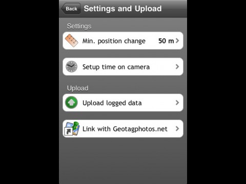 Sarsoft Geotag Photos - Optionen