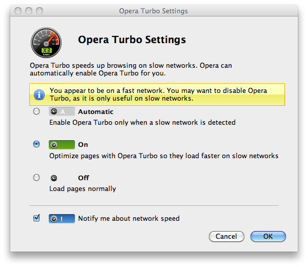 Opera Turbo
