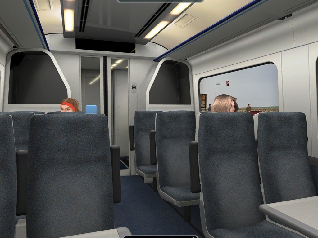 Das Innenleben sieht deutlich besser als als beim Rail Simulator.