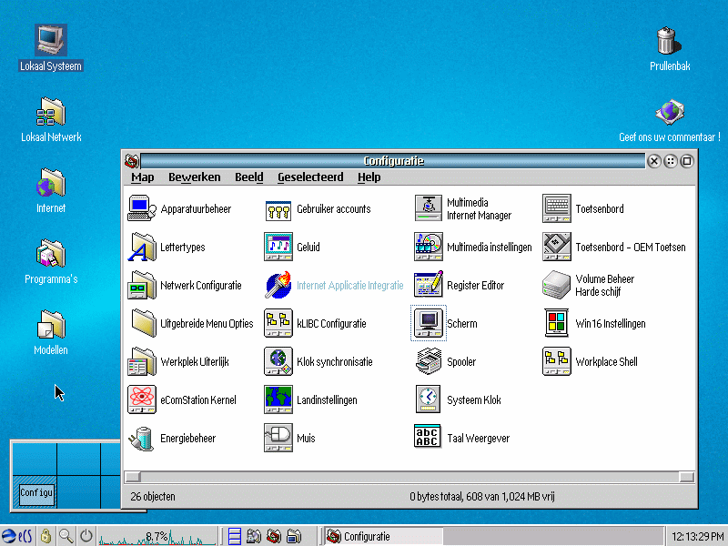 Ecomstation 2.0 - niederländischer Desktop