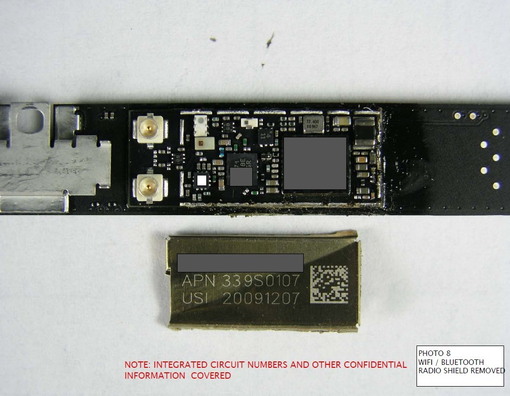 iPad von innen (Quelle: FCC)