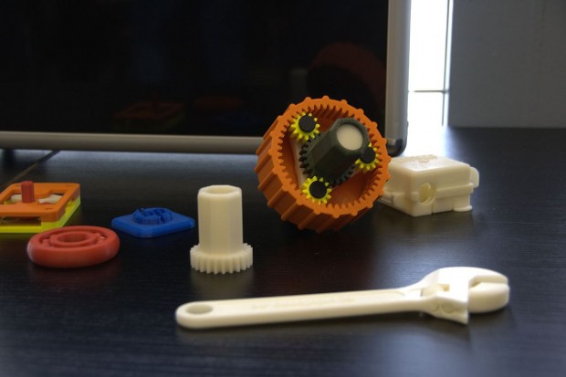 Einige mit dem 3D-Drucker gefertigte Teile (Foto: wp)