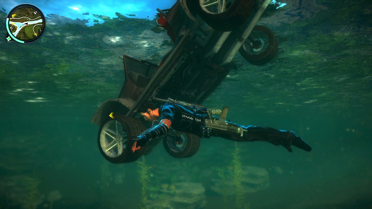 Auch unter Wasser kann Rico einiges entdecken.