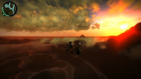 Die verwendete Farbpalette im Spiel sorgt f&uuml;r romantische Sonnenunterg&auml;nge.