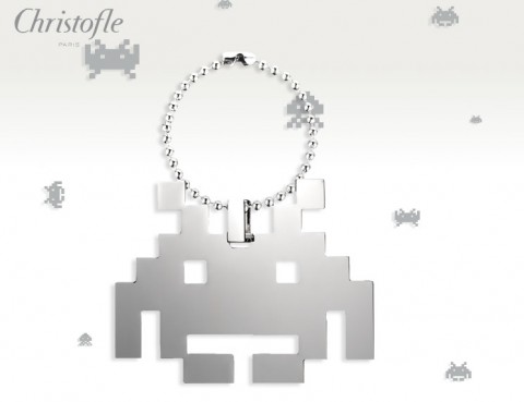 Christofles Space Invader zum Umh&auml;ngen