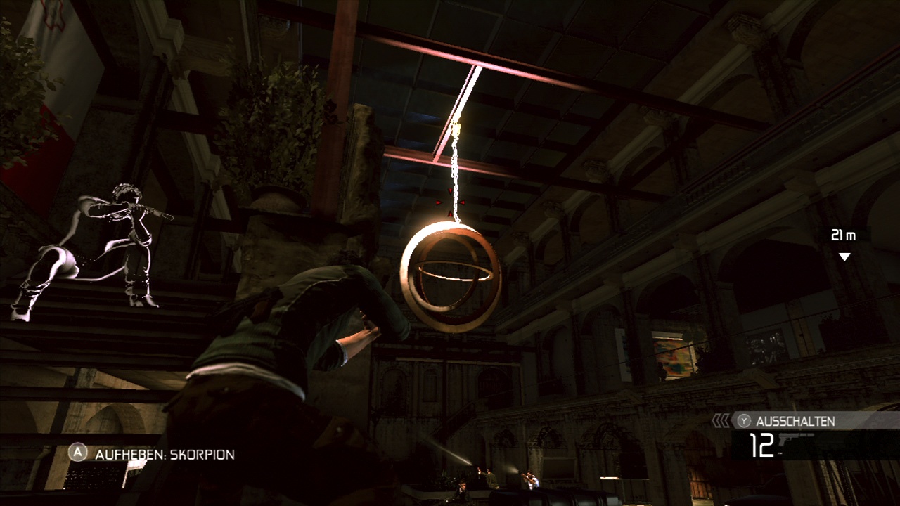 Der weiß umrahmte Sam (links) zeigt die letzte den Gegnern bekannte Position von Fisher an.