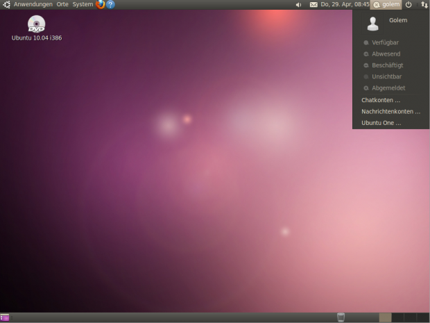 ...oder zum Messaging-Client Empathy...