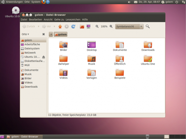 Auch die Icons wurden für das Theme Ambiance neu gestaltet.