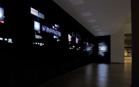 Auf einer interaktiven Wand... (Foto: Ydreams)