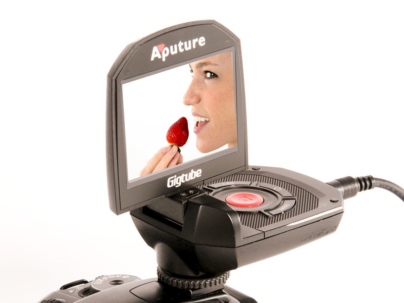 Aputure Gigtube auf der Kamera