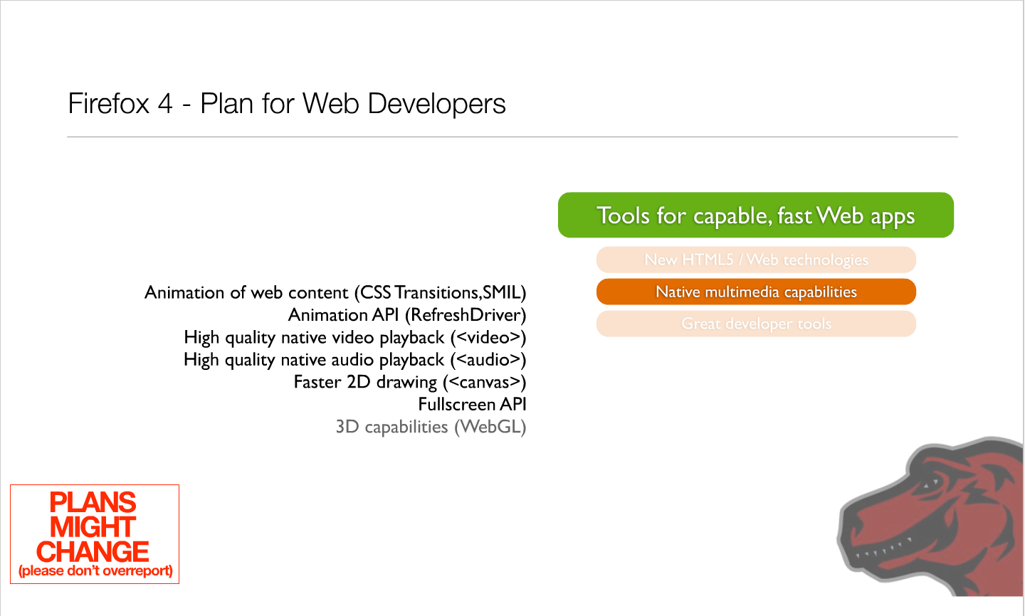 Roadmap für Firefox 4.0 - Präsentation von Mike Beltzner