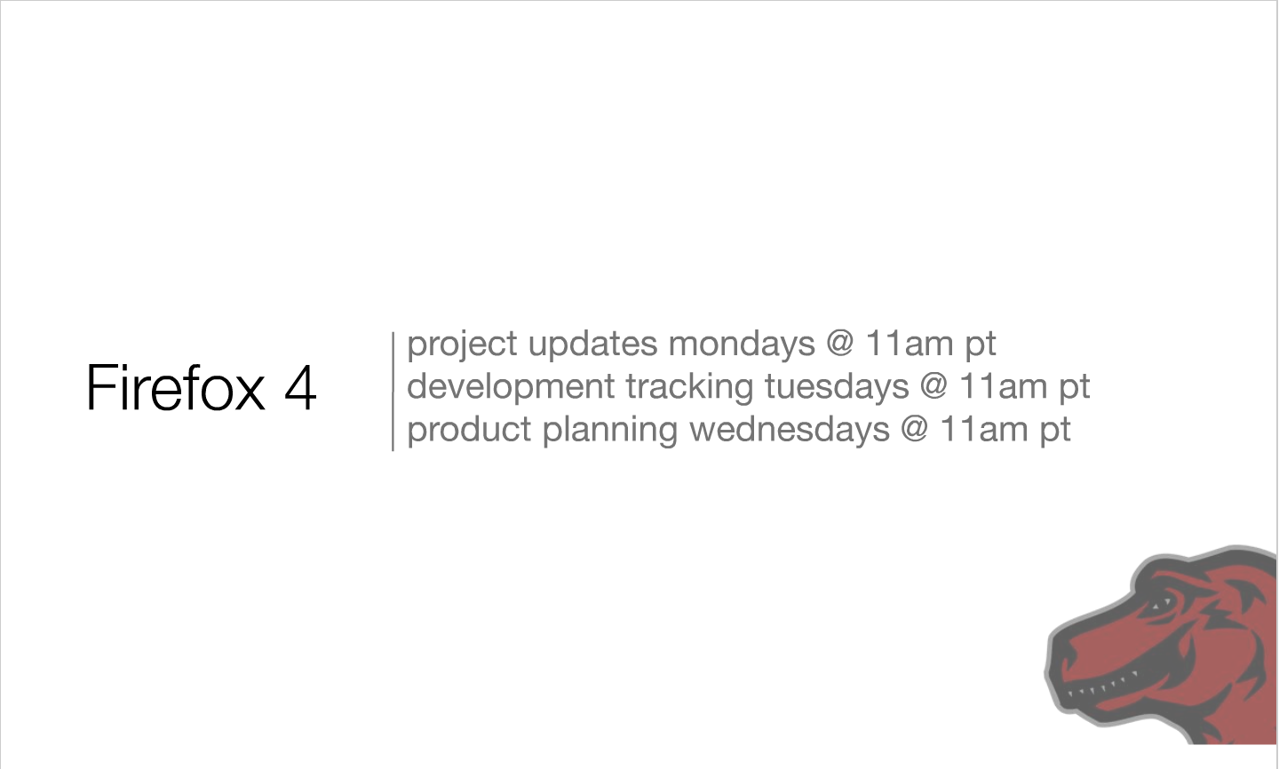 Roadmap für Firefox 4.0 - Präsentation von Mike Beltzner