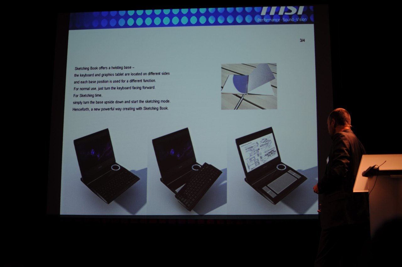 Tastatur raus, Tablett rein