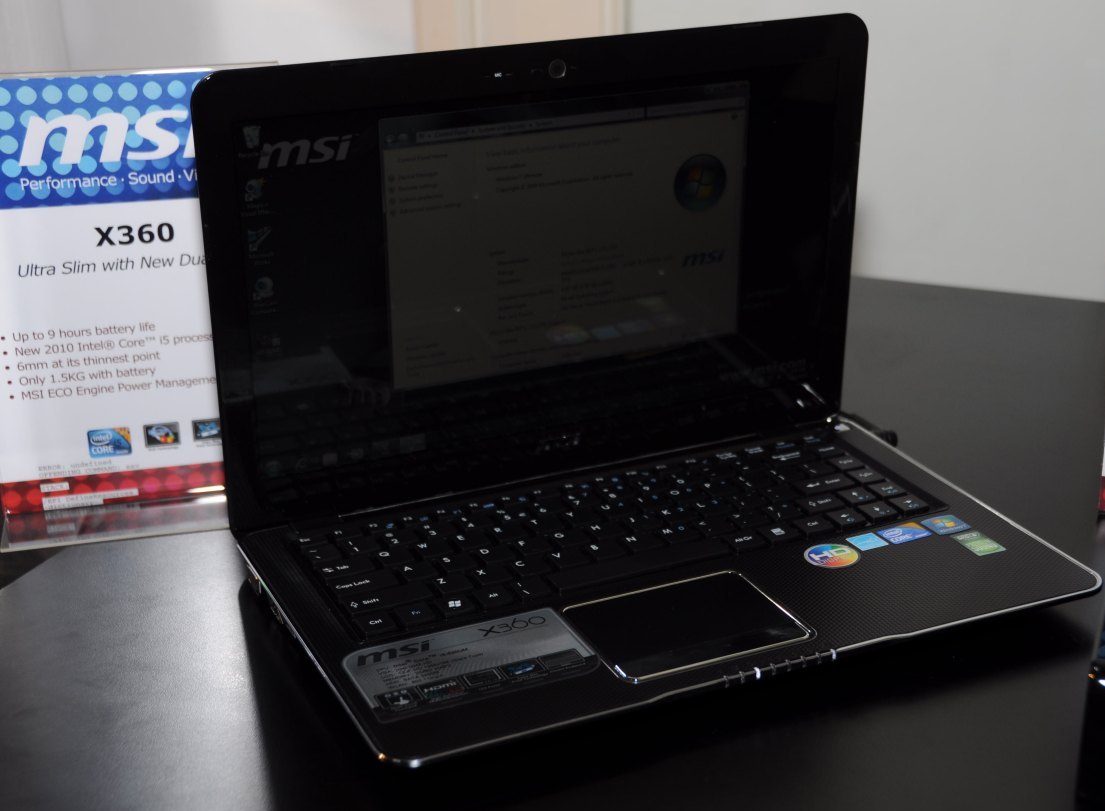 MSI X-Slim X360