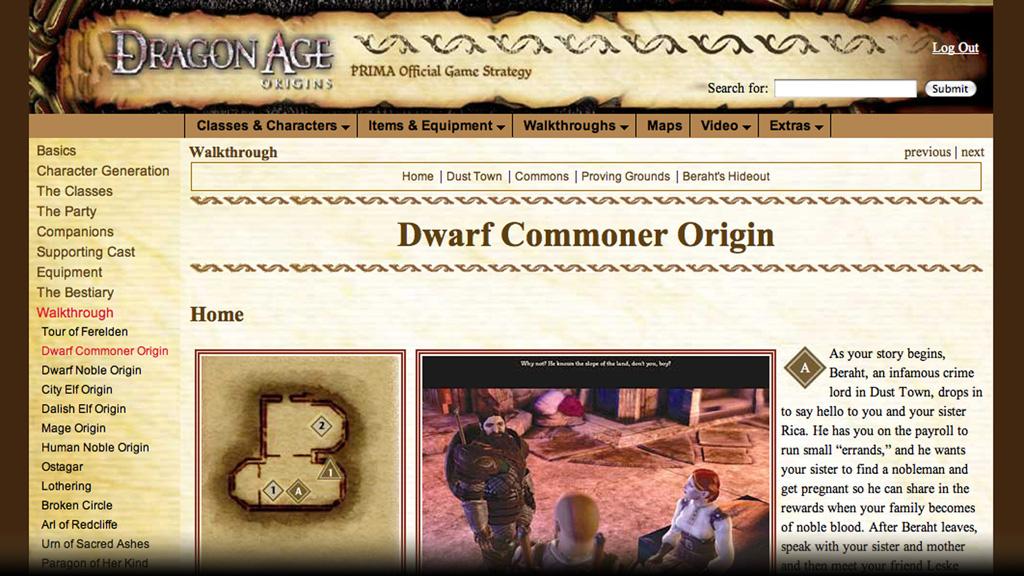 Komplettlösung Dragon Age Origins