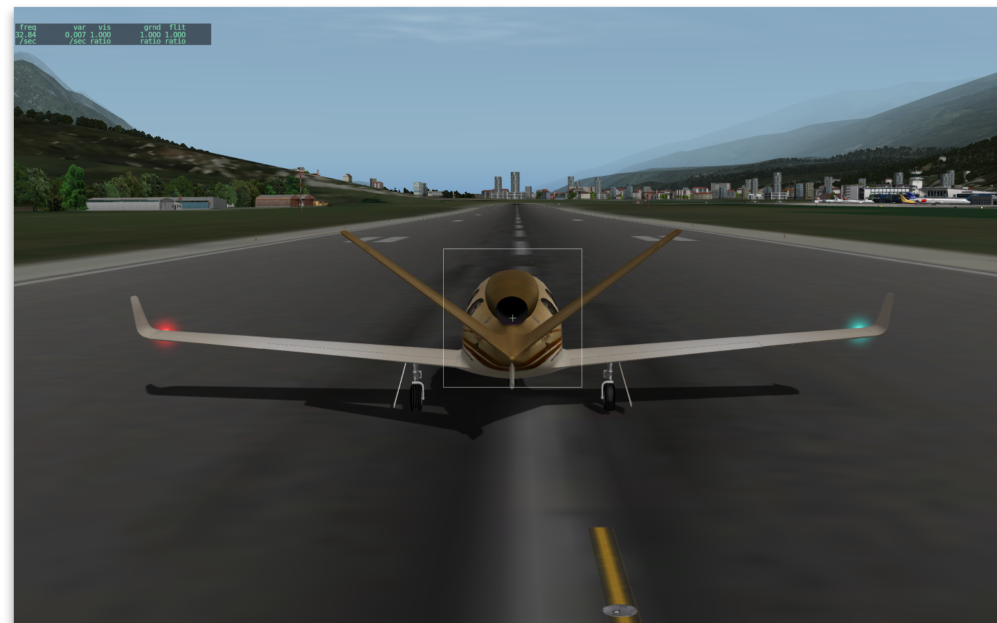 Schon auf der Startbahn zeigt sich durch die Geforce GT 330M ein höherer Wert: 33 statt 27 FPS.