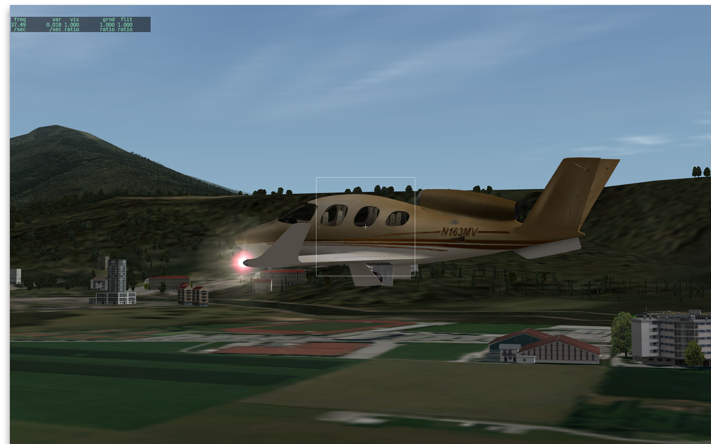 Auch kurz nach dem Start ...