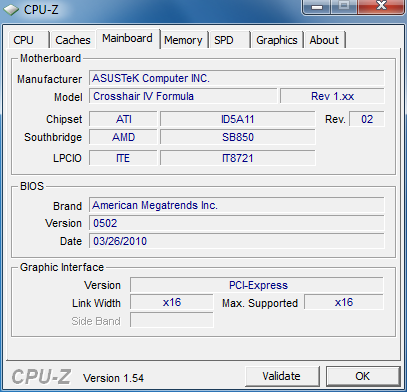 Phenom II X6 mit CPU-Z