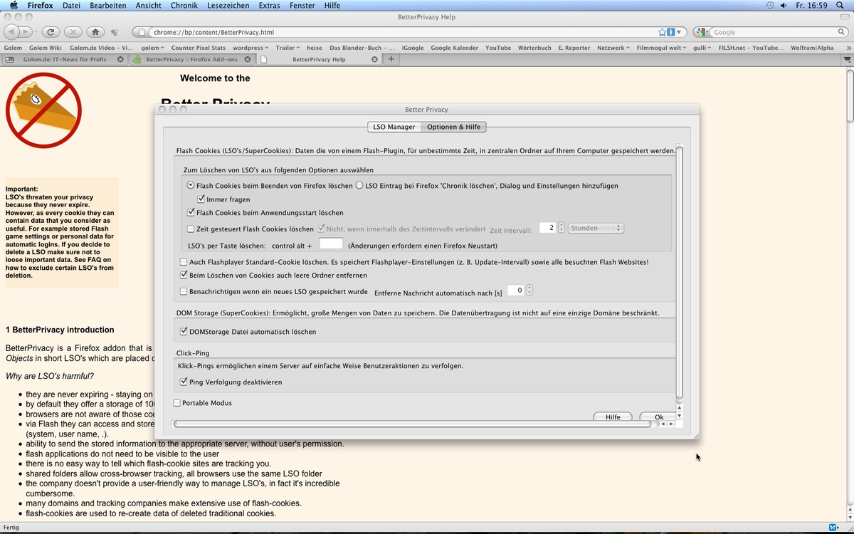 Außerdem kann er sich diese Dateien dauerhaft von der Festplatte halten.