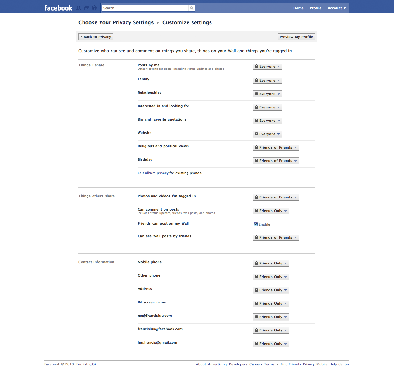 Neue Facebook-Privatsphäre-Einstellungen
