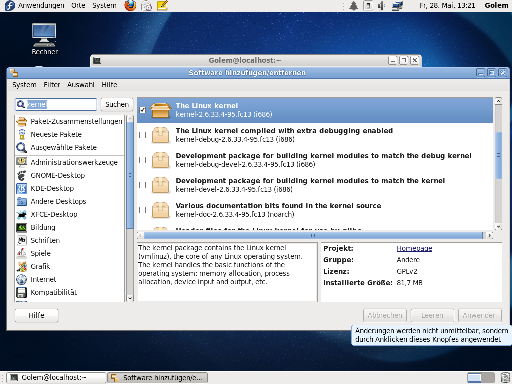 Ein neuer Linux-Kernel liegt bereits als Update vor.