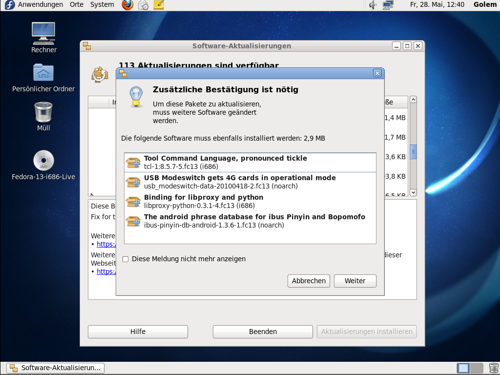 Bereits wenige Stunden nach Erscheinen standen etwa 100 Updates zur Verfügung.