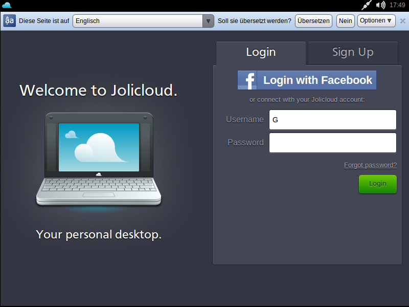Jolicloud 1.1