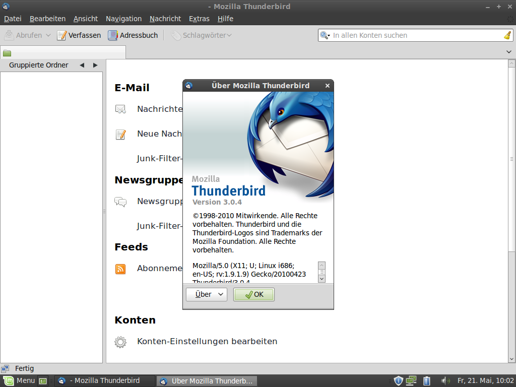 Das Mail-Programm Thunderbird haben die Entwickler in der Version 3.0.4 eingepflegt.