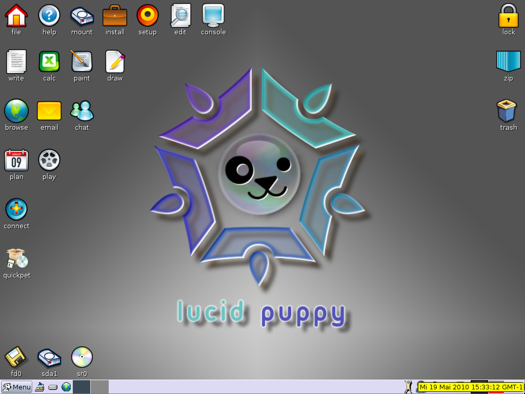 Der JWM-Desktop