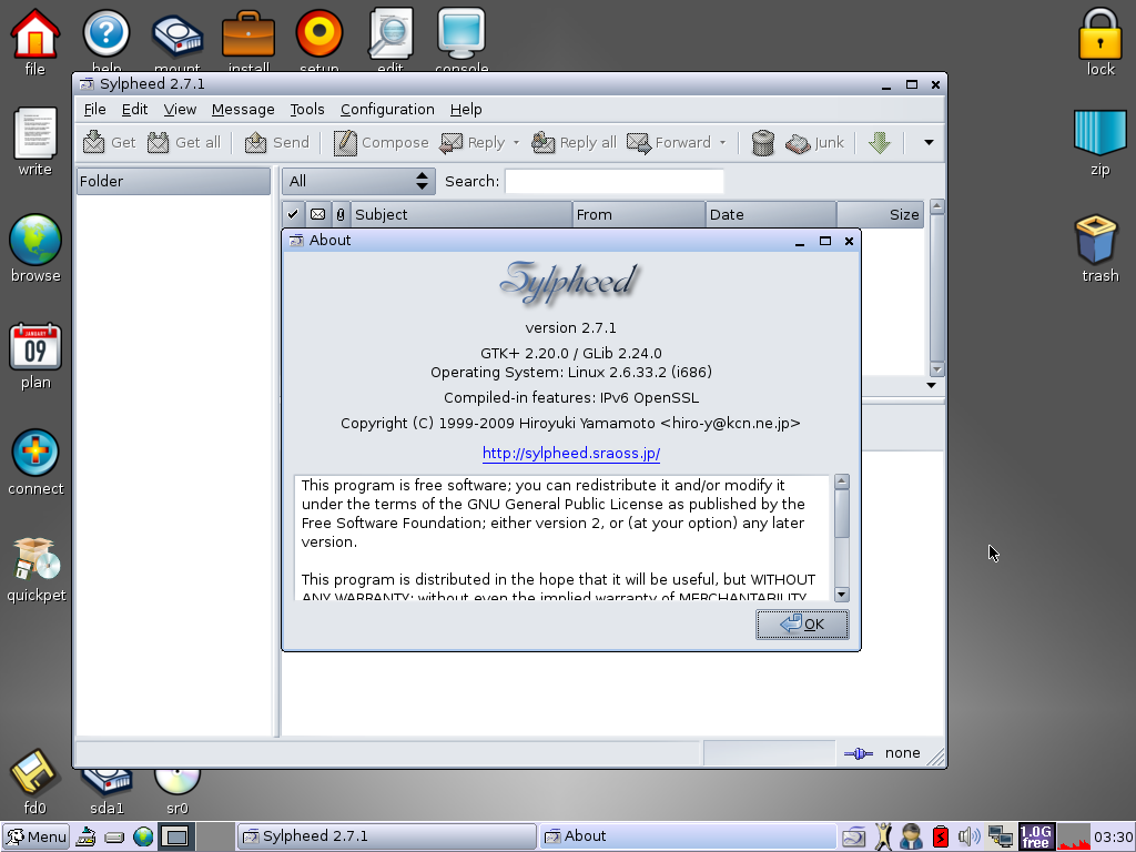 Das Mailprogramm Sylpheed