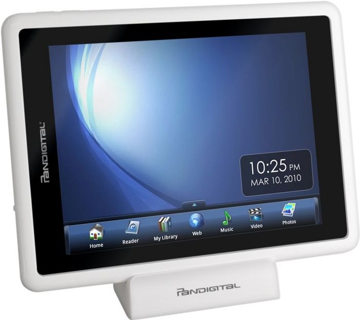 Mit einem Standfuß wird Novel zum digitalen Bilderrahmen. (Foto: Pandigital)