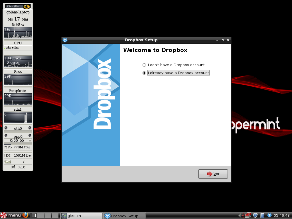 Der Onlinedienst Dropbox bietet die Möglichkeit, Daten im Internet zu speichern.