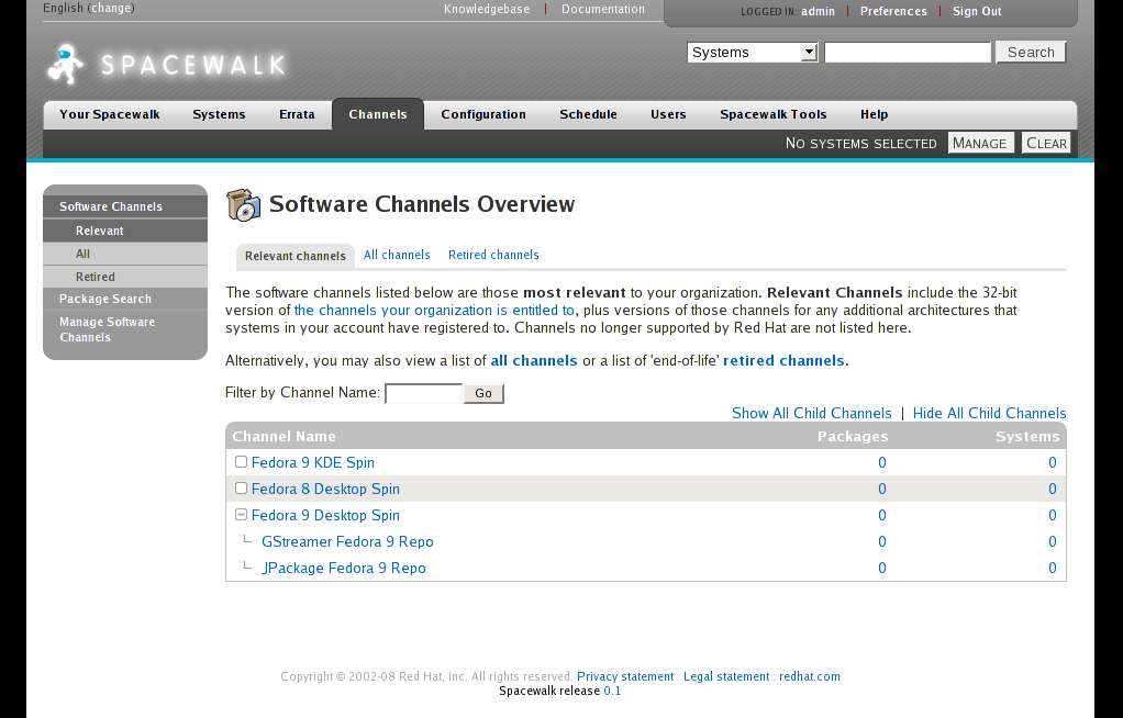 Spacewalk 1.0