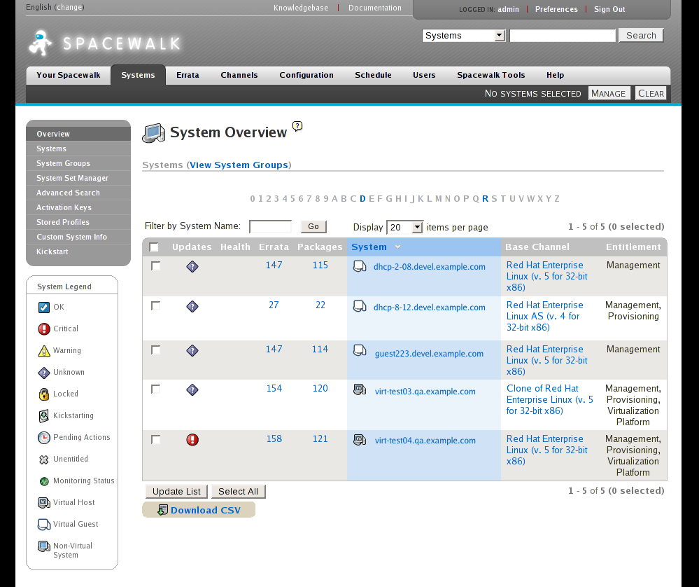 Spacewalk 1.0