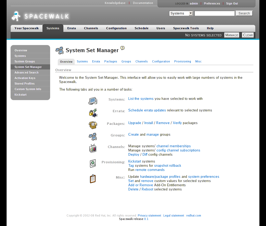 Spacewalk 1.0