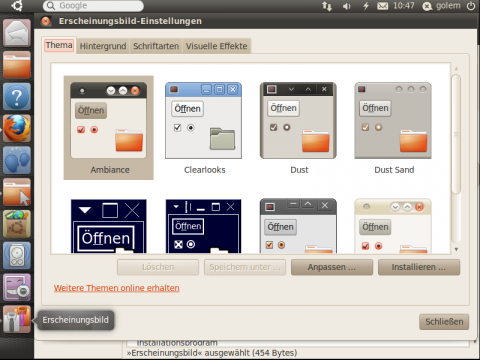 Ge&ouml;ffnete Fenster tauchen ebenfalls in dem neuen Dock auf.