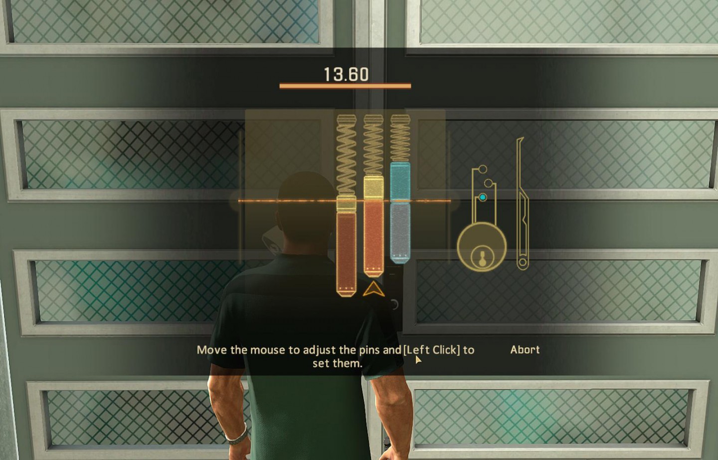 Das Knacken von Schlössern funktioniert auf Konsole meist problemlos.