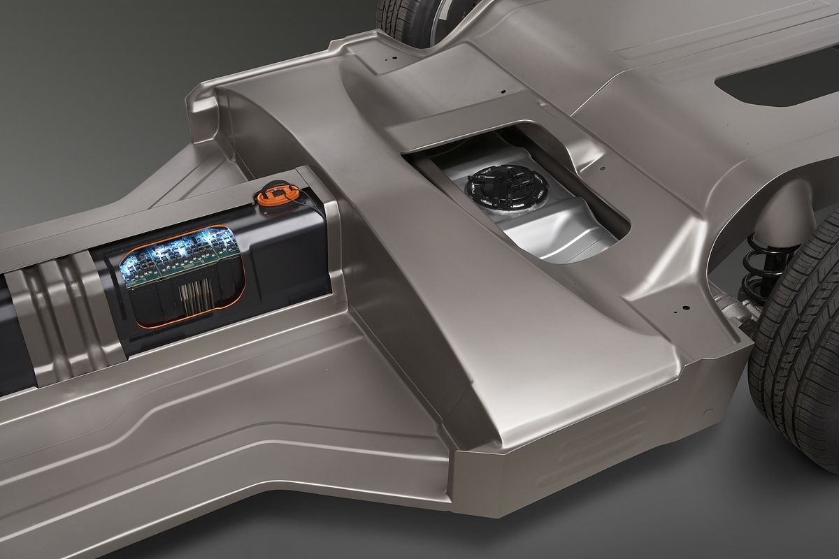 Mit der Kombination kommt das Auto über 500 km weit. (Foto: GM)