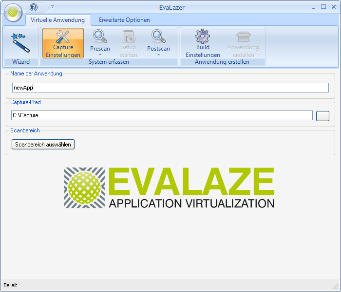 Applikationsvirtualisierung mit Evalaze