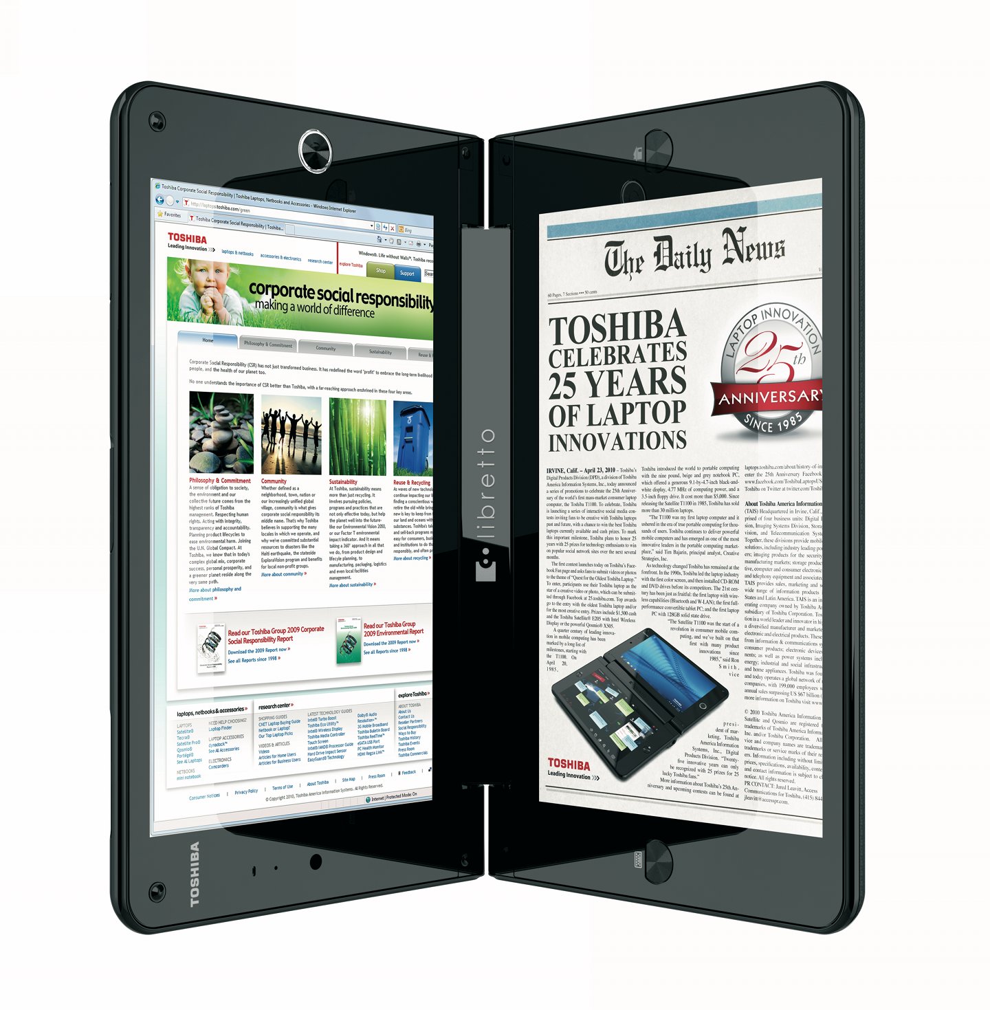 Libretto W100 von Toshiba