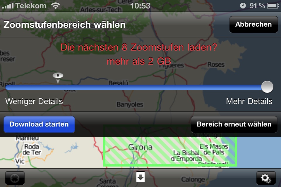 Der Download kann durchaus mehrere GByte umfassen.