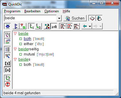 Lautschrift gibt es auch für deutsche Wörter.
