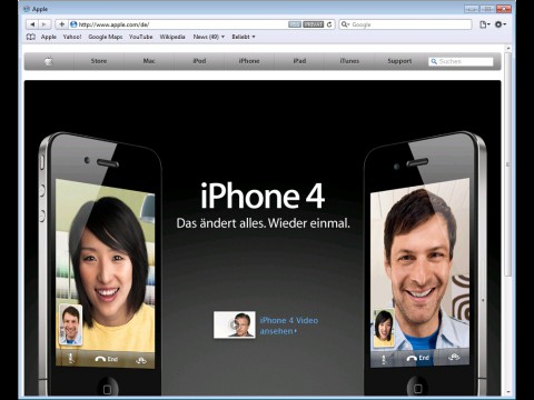 Safari 5 - eingeblendeter Privatmodus