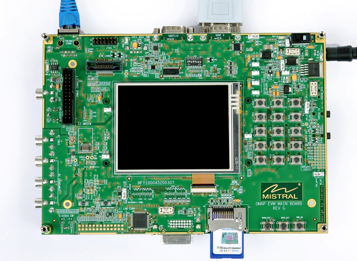 Die Testplattform TMDXEVM3715 für die neuen Sitaras