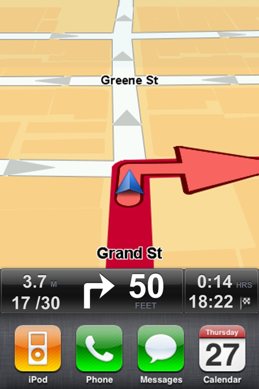 Tomtom 1.4 unter iOS 4