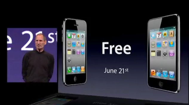 Ab 21. Juni 2010 soll iOS 4 gratis vertrieben werden.